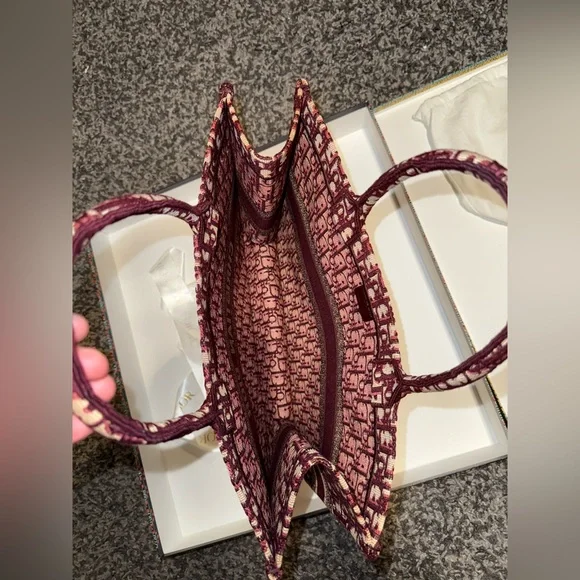 Christian Dior Burgundy bookbag Tote Bag - Picture 3 of 7